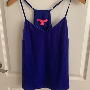 Lilly Pulitzer spaghetti strap tank.